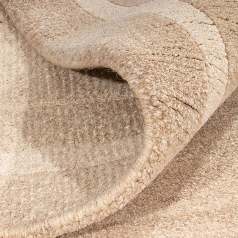 Nepal Teppich - 143 x 200 cm - beige