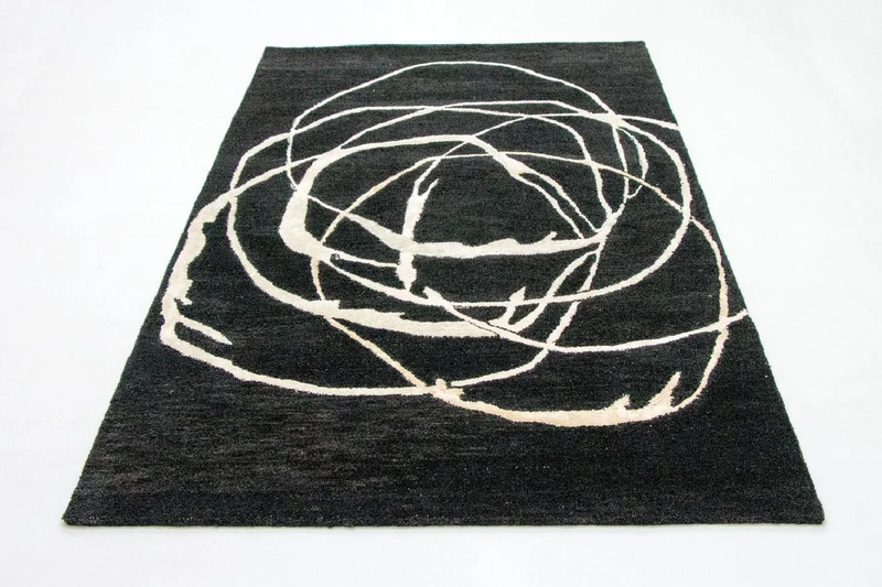Designer Teppich 153 x 245 cm Teppich Wohnzimmer