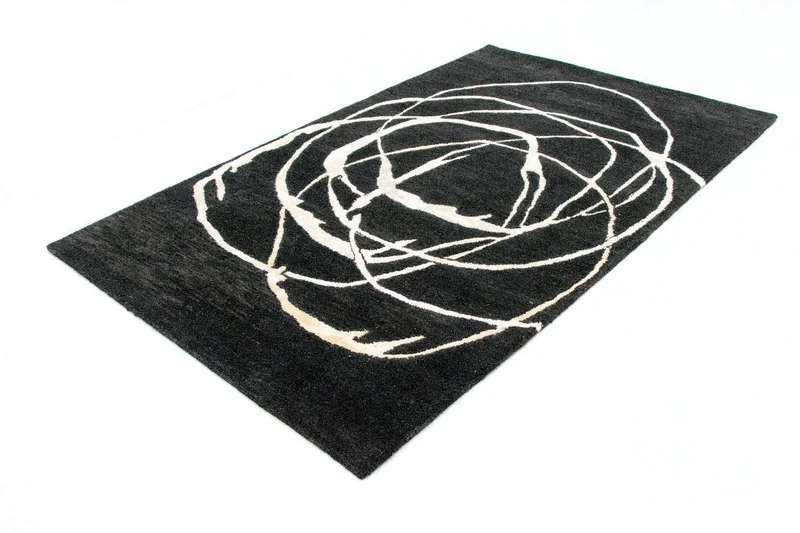 Designer Teppich 153 x 245 cm Teppich Wohnzimmer
