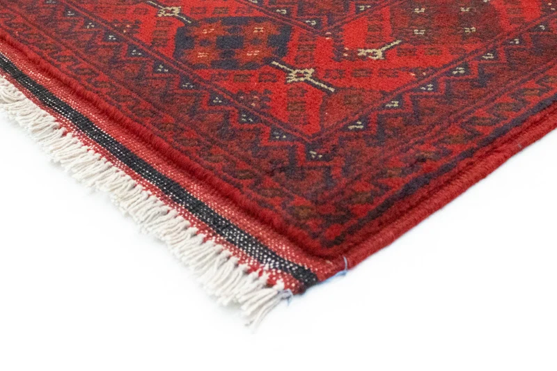Afghan Teppich - Kunduz 102 x 151 cm - rot