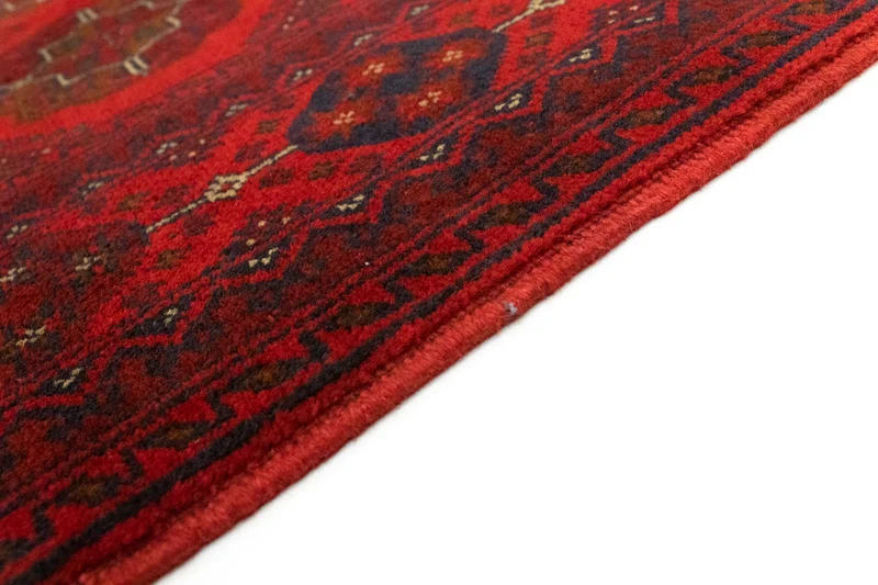 Afghan Teppich - Kunduz 102 x 151 cm - rot