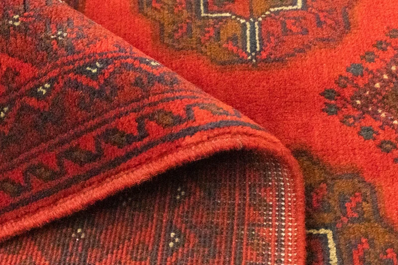 Afghan Teppich - Kunduz 102 x 151 cm - rot