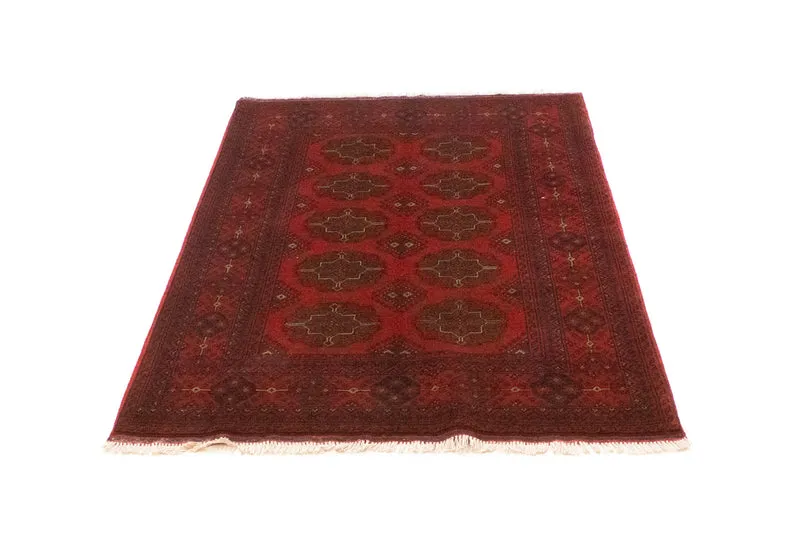 Afghan Teppich - Kunduz 102 x 151 cm - rot