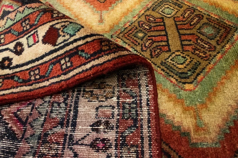 Perserteppich - Nomadic 125 x 312 cm - blau