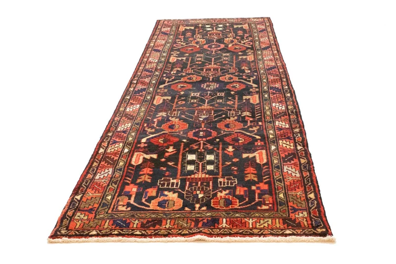 Perserteppich - Nomadic 110 x 310 cm - blau
