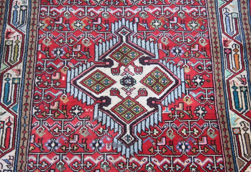 Perserteppich - Nomadic 80 x 180 cm - rot