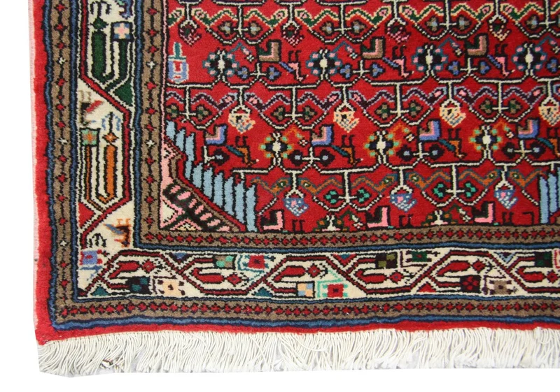 Perserteppich - Nomadic 80 x 180 cm - rot