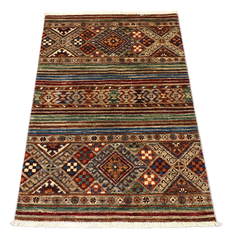 Ziegler Teppich 82 x 126 cm - dunkelrot