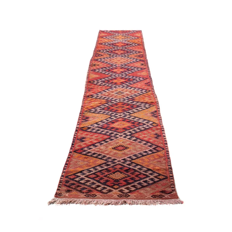 Kelim Teppich - Old 75 x 380 cm - mehrfarbig