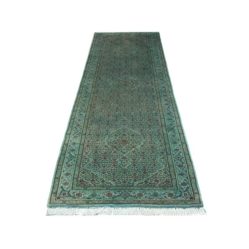 Orientteppich - Täbriz 84 x 305 cm - grün