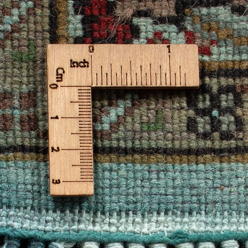 Orientteppich - Täbriz 84 x 305 cm - grün