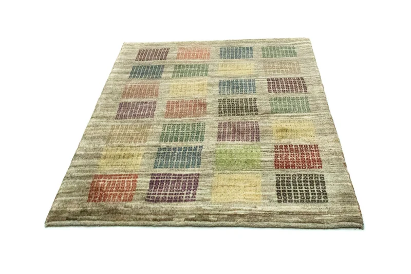 Gabbeh Teppich - Perser 102 x 137 cm - grau
