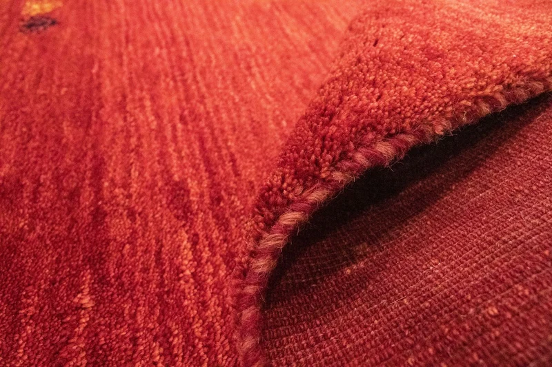 Gabbeh Teppich - Perser 100 x 140 cm - rot