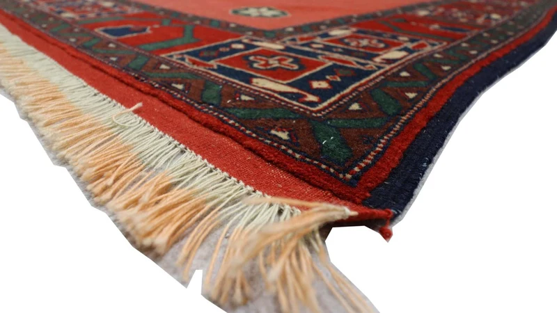 Afghan Teppich 197 x 202 cm - rot