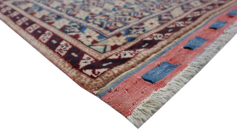Afghan Teppich - Buchara 55 x 75 cm - blau