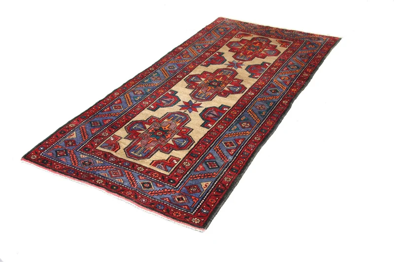 Perserteppich - Nomadic 120 x 245 cm - blau