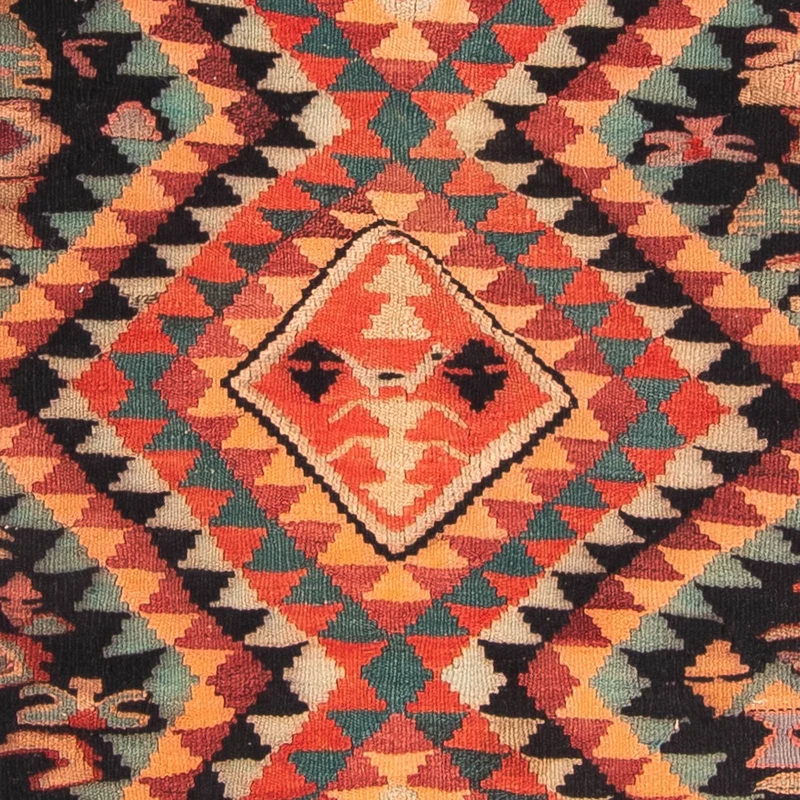 Kelim Teppich - Old 130 x 260 cm - mehrfarbig