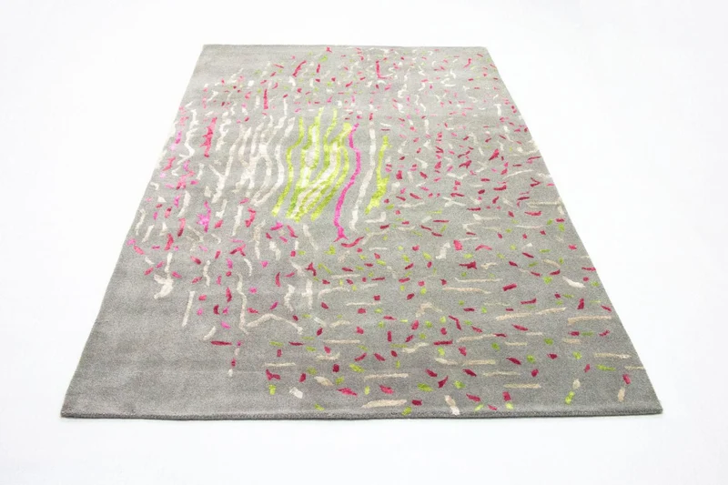 Designer Teppich 143 x 245 cm Teppich Wohnzimmer
