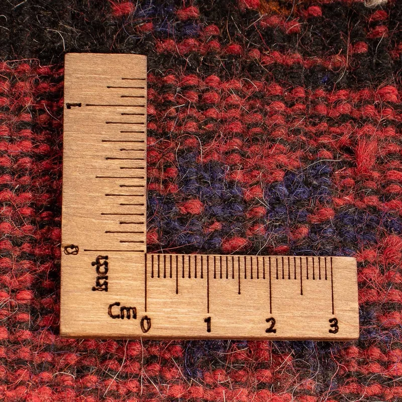 Belutsch Teppich 92 x 140 cm - dunkelrot