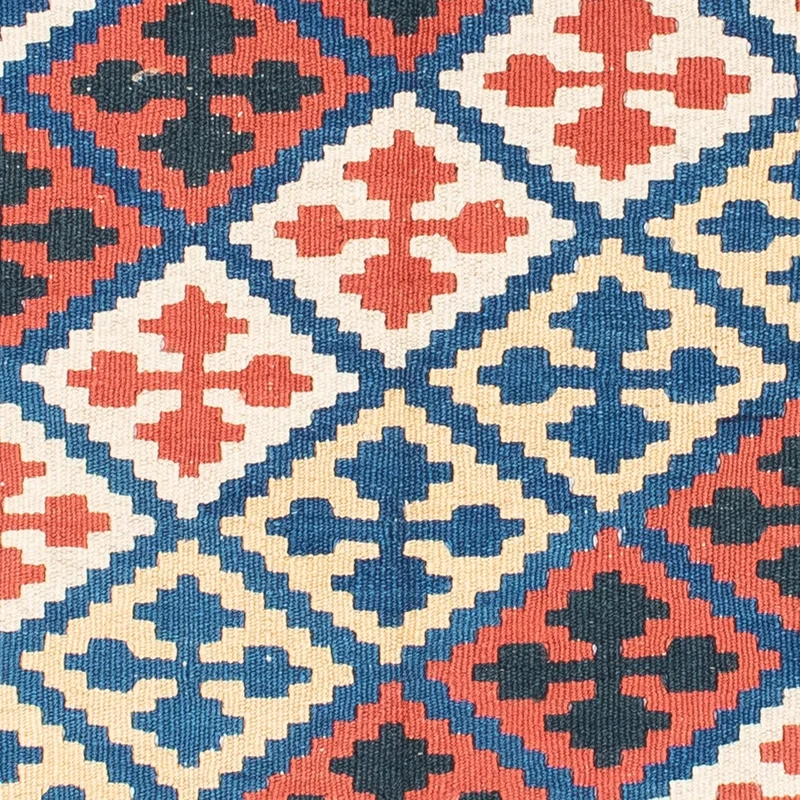 Kelim Teppich - Oriental 115 x 170 cm - blau