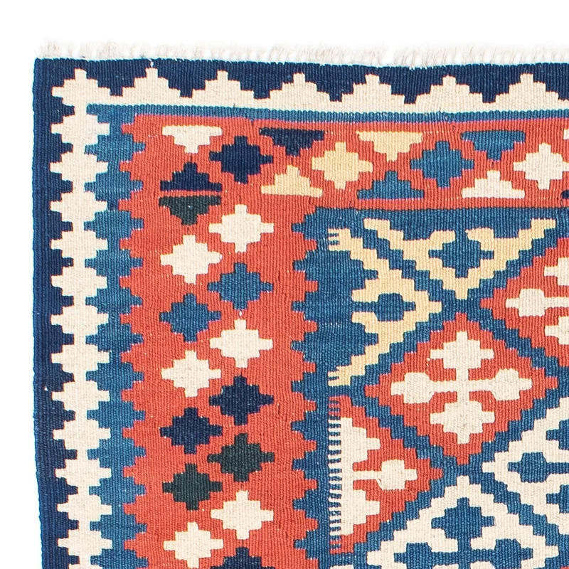 Kelim Teppich - Oriental 115 x 170 cm - blau