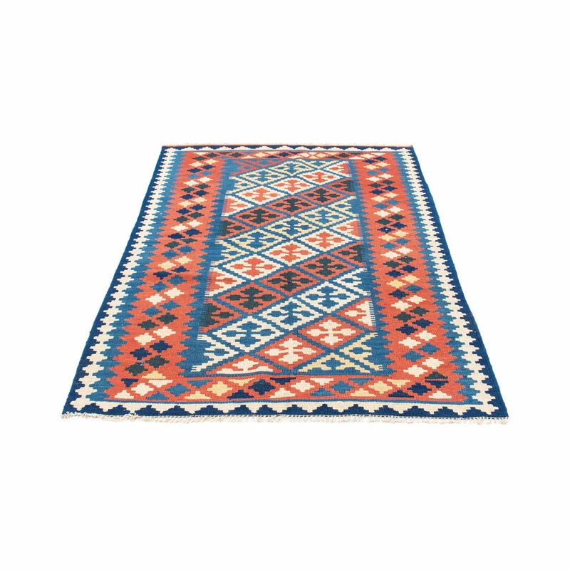 Kelim Teppich - Oriental 115 x 170 cm - blau