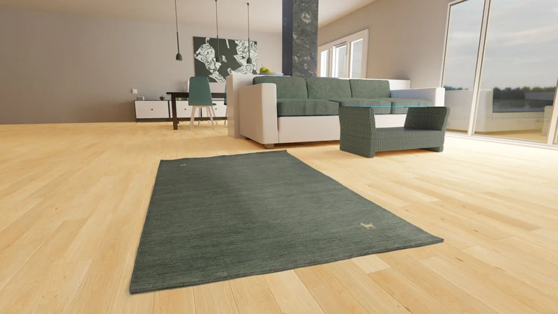 Gabbeh Teppich - Indus 200 x 250 cm - grau