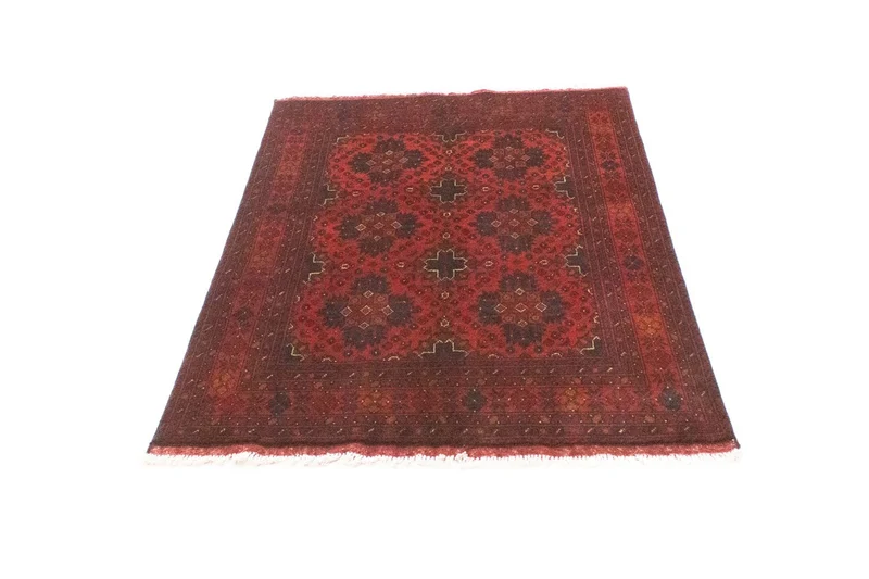 Afghan Teppich - Kunduz 103 x 142 cm - rot