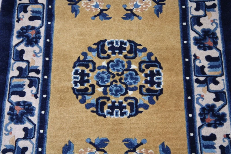 China Teppich 69 x 137 cm - blau