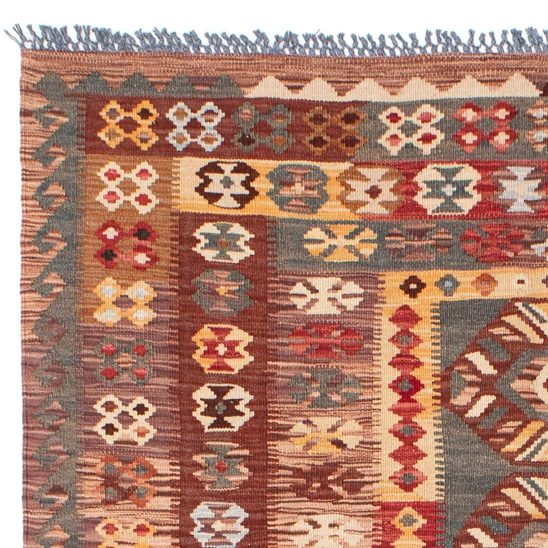 Kelim Teppich - Oriental 145 x 195 cm - mehrfarbig