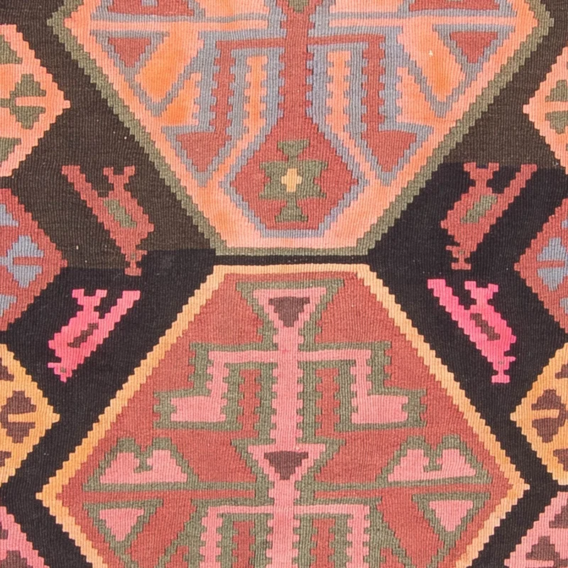 Läufer Kelim - Old - 150 x 340 cm - mehrfarbig