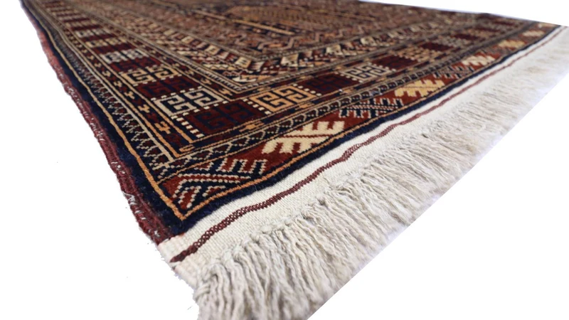 Belutsch Teppich 95 x 155 cm - schwarz