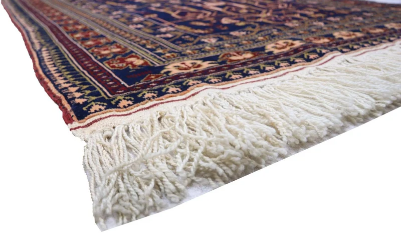 Afghan Teppich 87 x 131 cm - dunkelblau