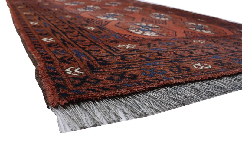 Afghan Teppich 103 x 155 cm - dunkelrot