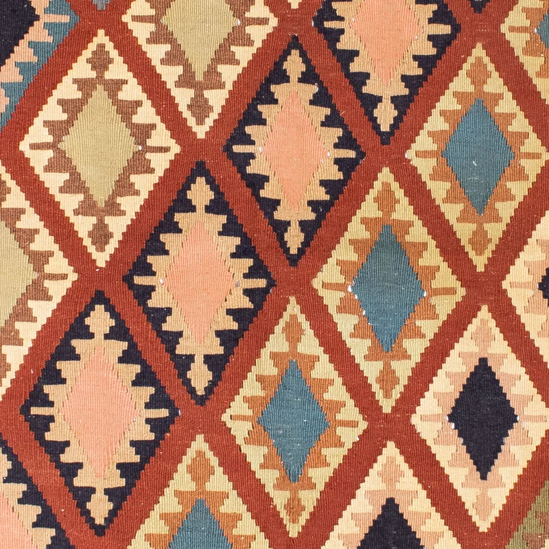 Kelim Teppich - Oriental 121 x 182 cm - mehrfarbig