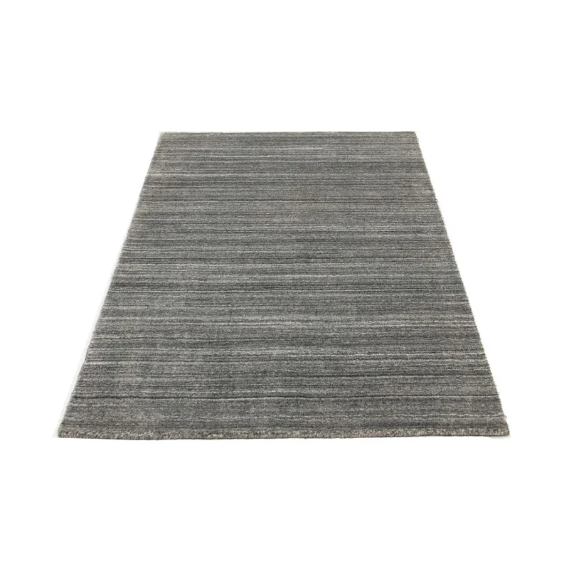Nepal Teppich 90 x 160 cm Teppichbrücke - grau