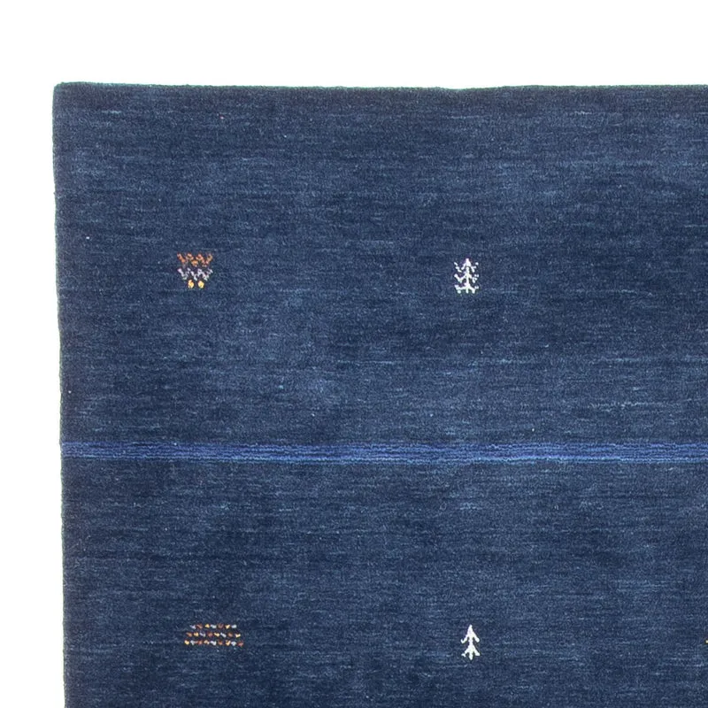 Gabbeh Teppich - Loribaft Softy - 174 x 240 cm - dunkelblau