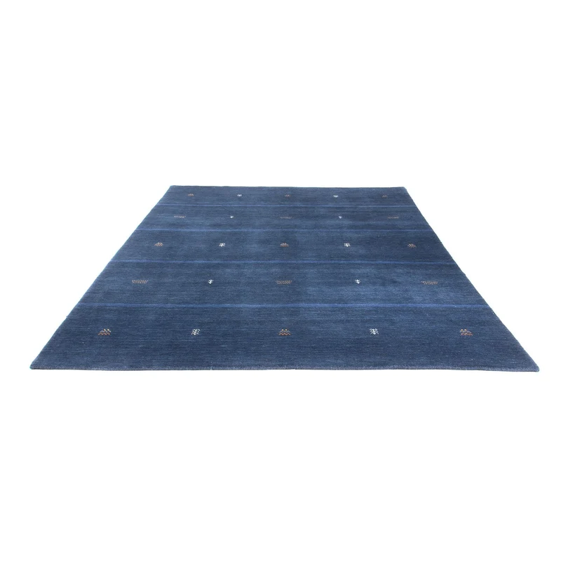 Gabbeh Teppich - Loribaft Softy - 174 x 240 cm - dunkelblau
