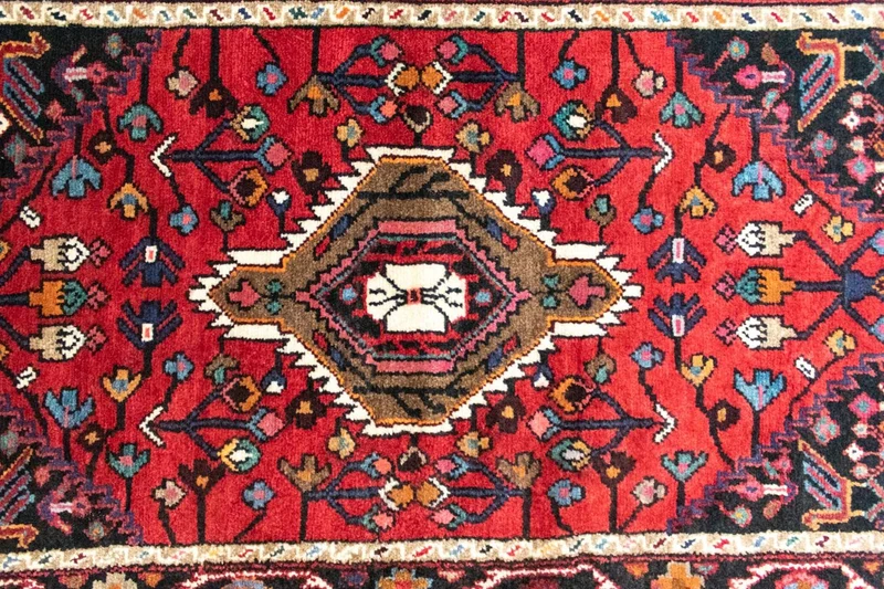 Perserteppich - Nomadic 85 x 133 cm - rot