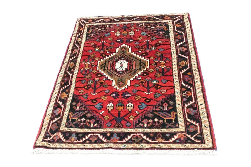 Perserteppich - Nomadic 85 x 133 cm - rot
