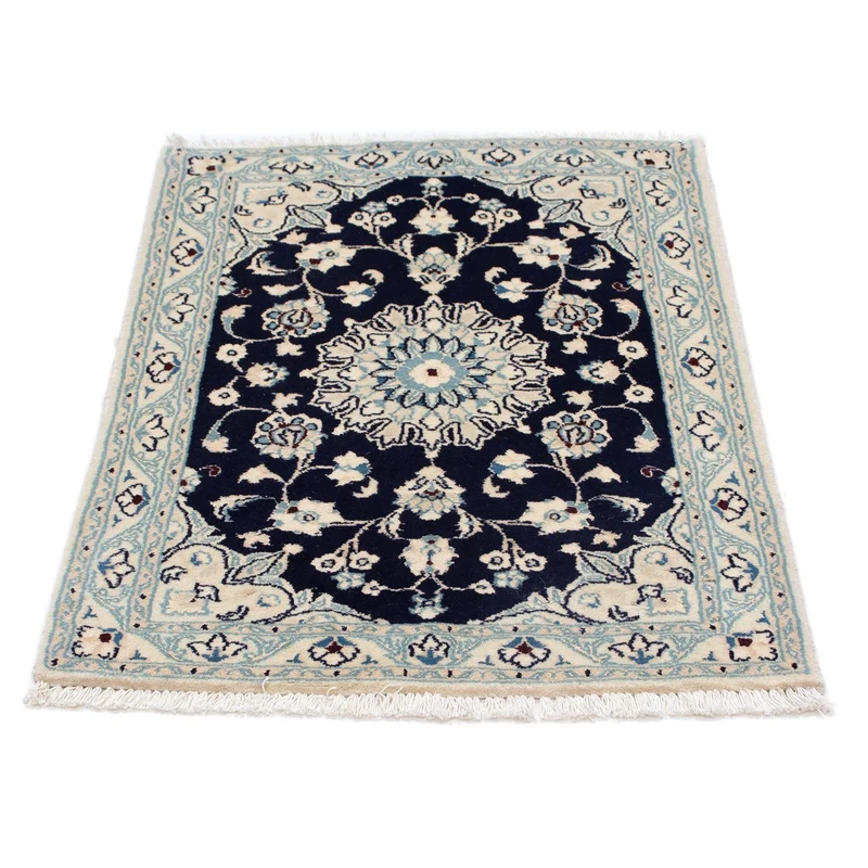 Perserteppich - Nain - Royal 60 x 87 cm - dunkelblau
