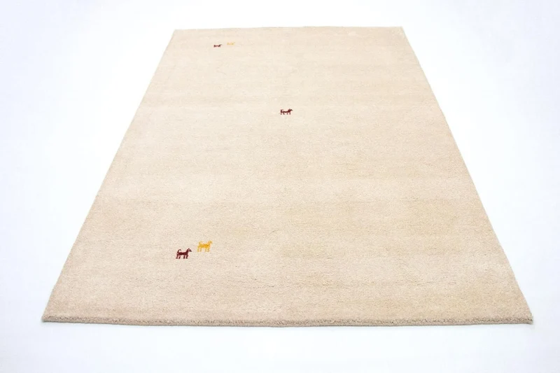 Gabbeh Teppich - Indus 170 x 240 cm - beige