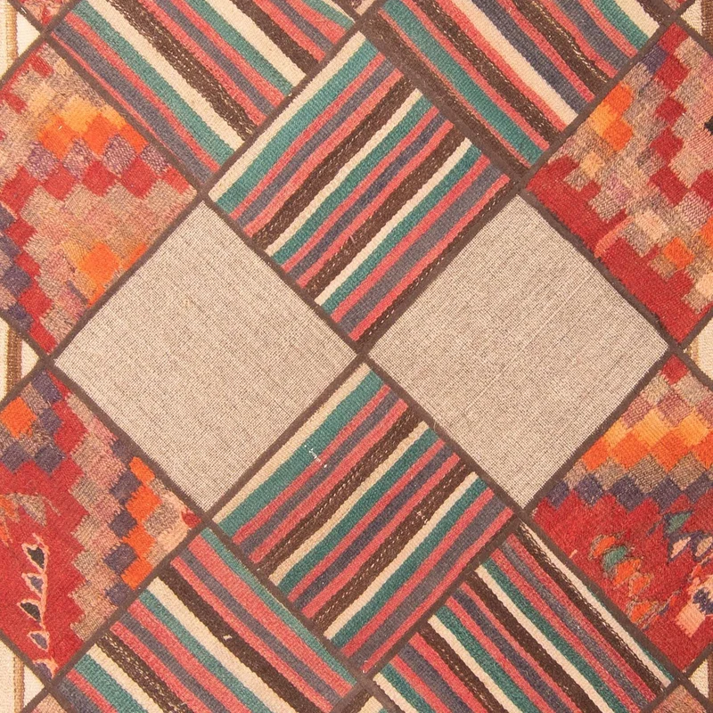 Patchwork Teppich 150 x 200 cm - mehrfarbig