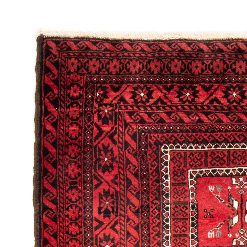 Belutsch Teppich 121 x 217 cm - rot