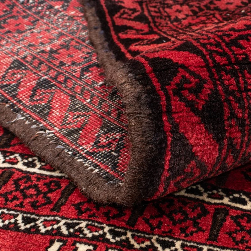 Belutsch Teppich 121 x 217 cm - rot