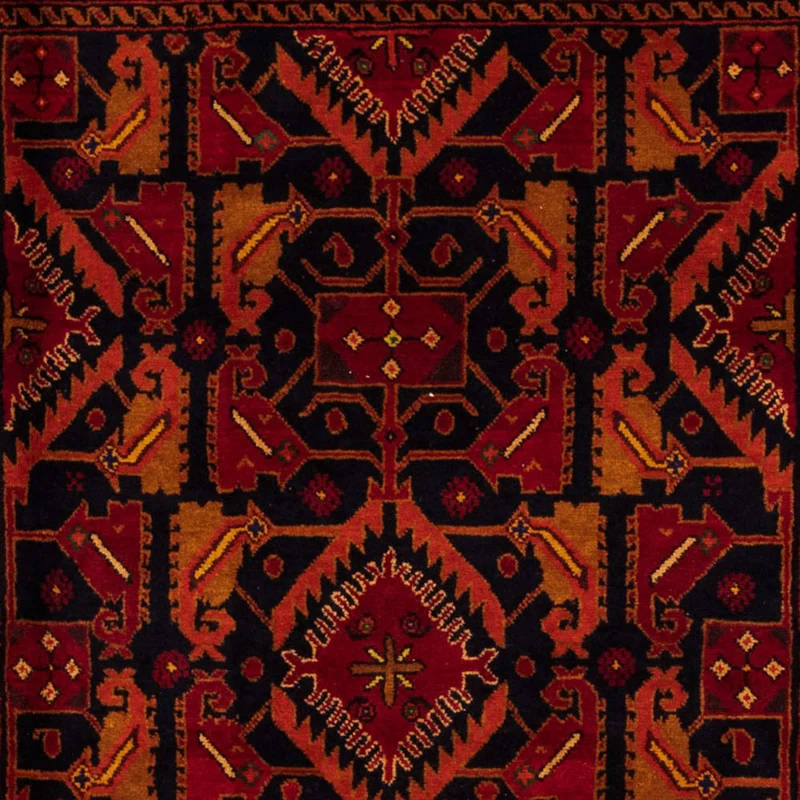 Belutsch Teppich 130 x 203 cm - rot