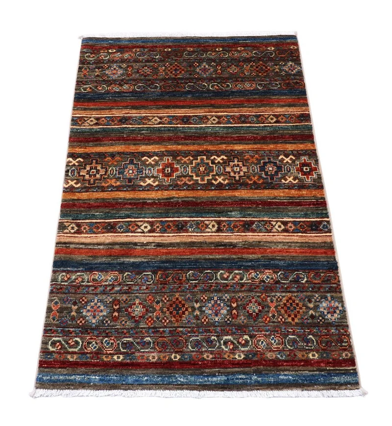 Ziegler Teppich 81 x 126 cm - mehrfarbig
