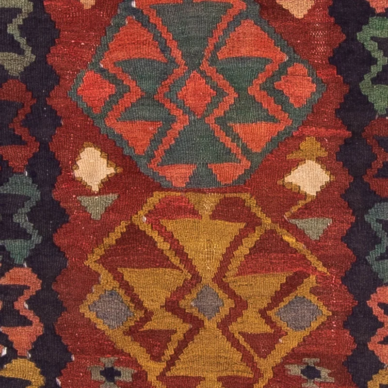 Kelim Teppich - Old 110 x 230 cm - mehrfarbig