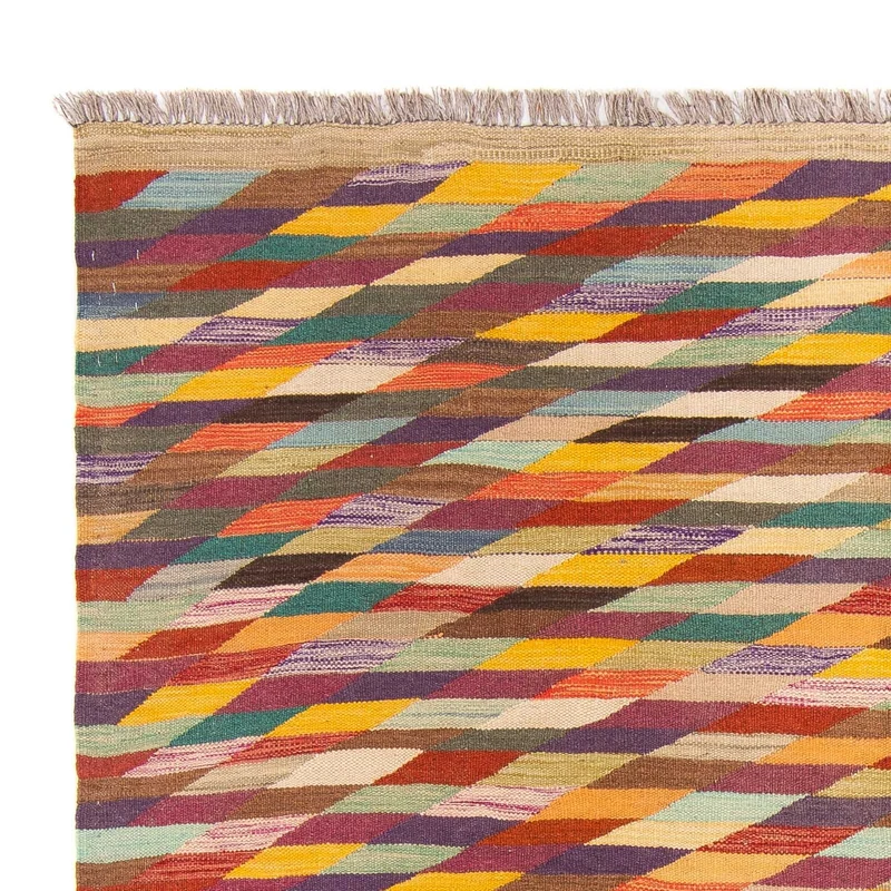 Kelim Teppich - Trendy 166 x 215 cm - mehrfarbig