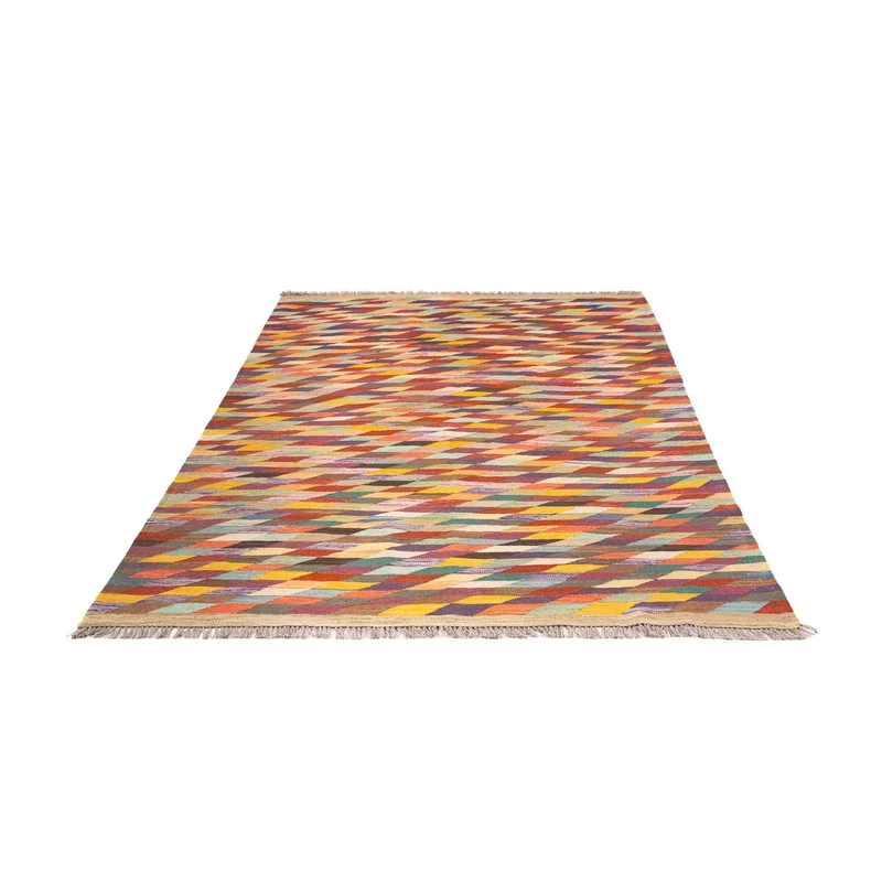 Kelim Teppich - Trendy 166 x 215 cm - mehrfarbig